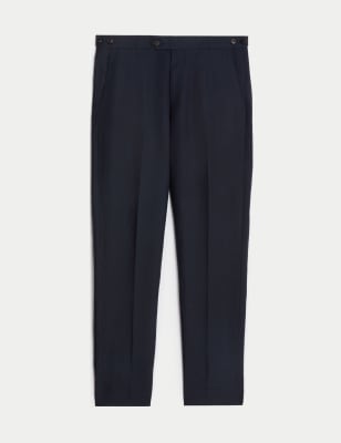 

JAEGER Pantalón de corte sastre con lino de sedaMens - Navy, Navy