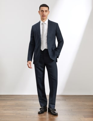 Tailored Fit Italian Silk And Linen Jacket