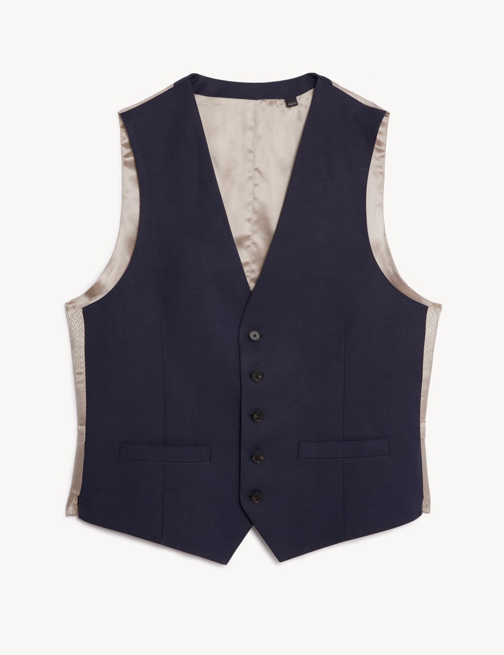 Italian Silk And Linen Waistcoat image 1