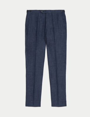 Tailored Fit Wool Rich Suit Trousers