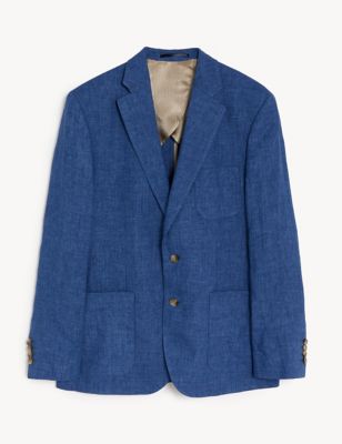 Tailored Fit Pure Linen Jacket