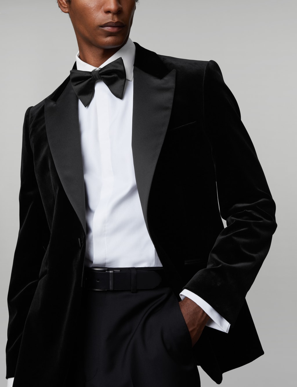 Tailored Fit Italian Velvet Jacket image 5