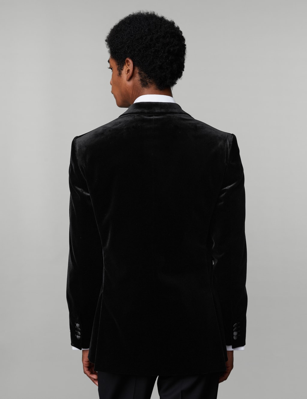 Tailored Fit Italian Velvet Jacket image 6