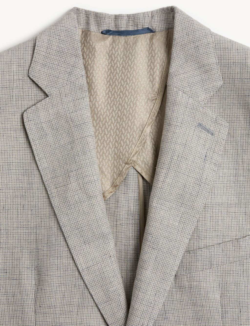 Pure Linen Puppytooth Jacket image 9