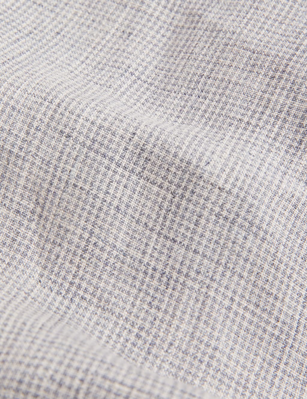 Tailored Fit Pure Linen Puppytooth Trousers image 7