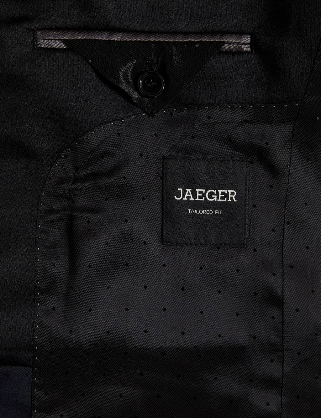 Tailored Fit Pure Wool Jacquard Tuxedo Jacket image 8