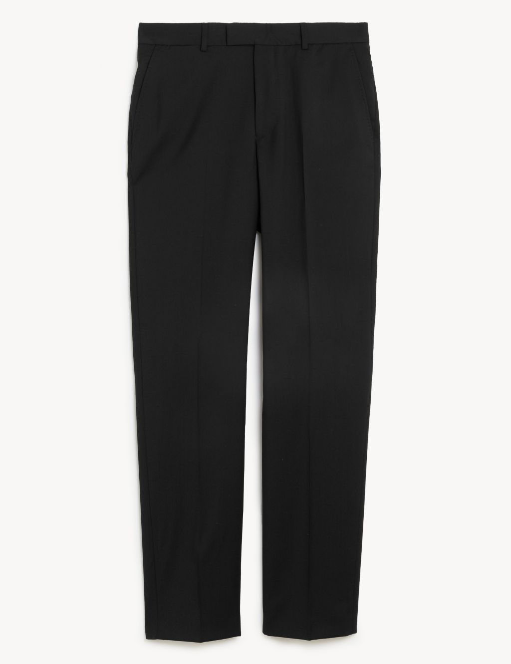 Tailored Fit Pure Wool Twill Trousers image 1