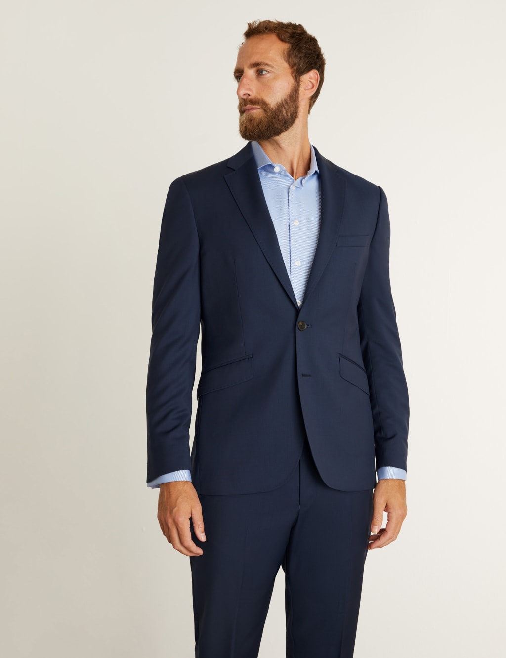 Slim Fit Pure Wool Twill Jacket image 3