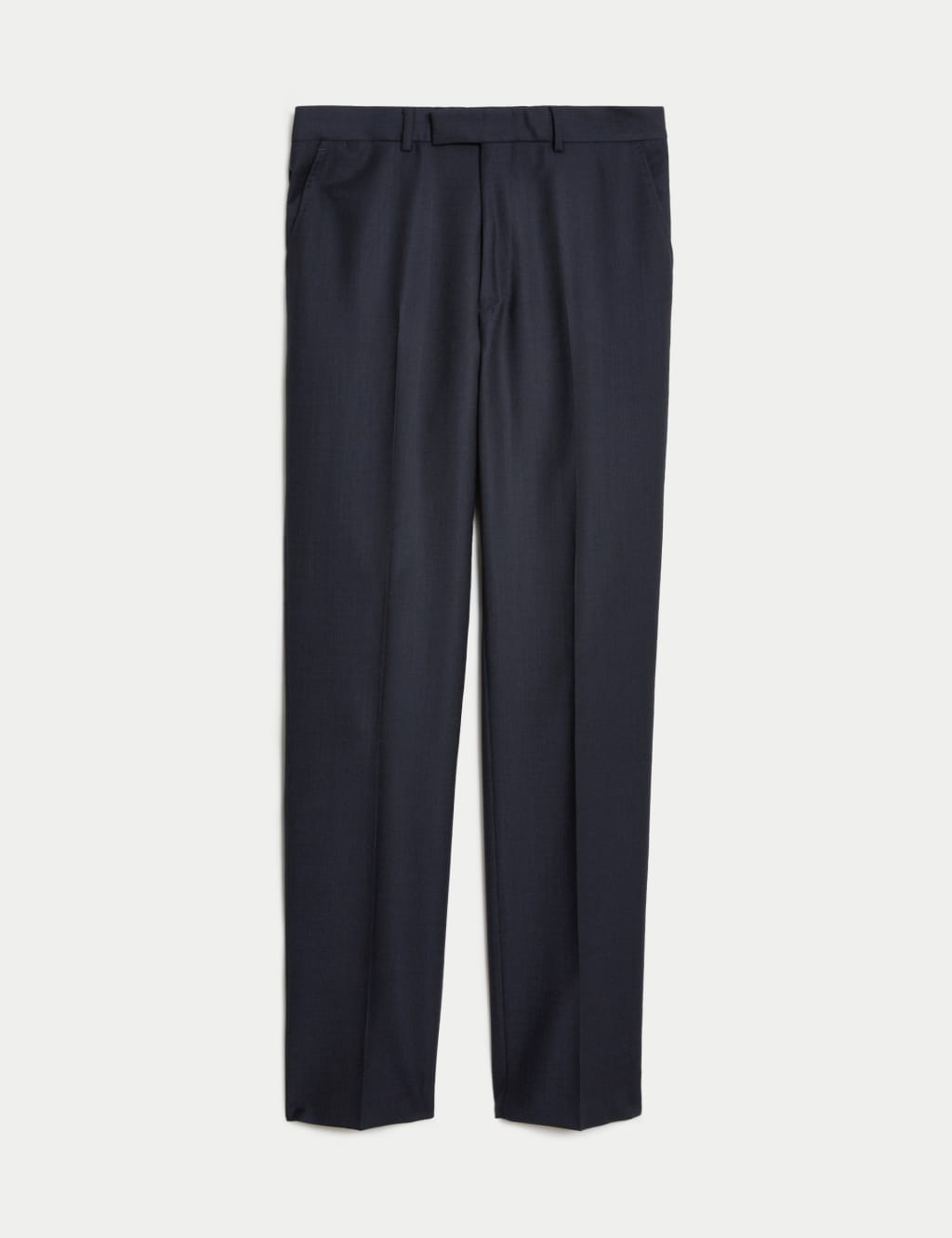 Tailored Fit Pure Wool Birdseye Trousers image 1