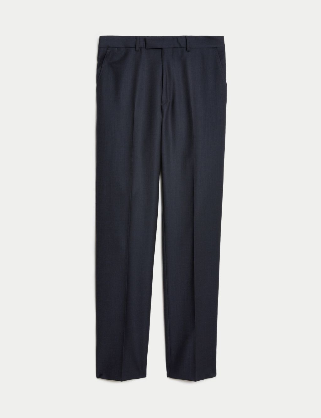 Tailored Fit Pure Wool Birdseye Trousers image 1