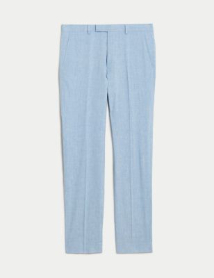 Tailored Fit Italian Linen Miracle™ Trousers