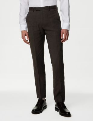 Tailored Fit Italian Linen Miracle™ Trousers - CA