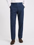 Linen Miracle Regular Fit Textured Trousers