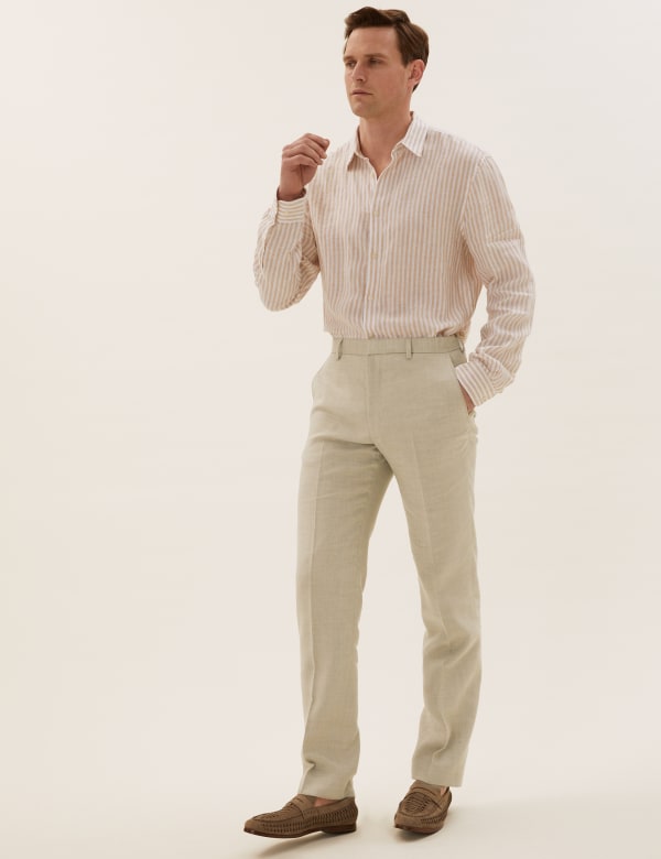 Tailored Italian Linen Miracle™ Trousers
