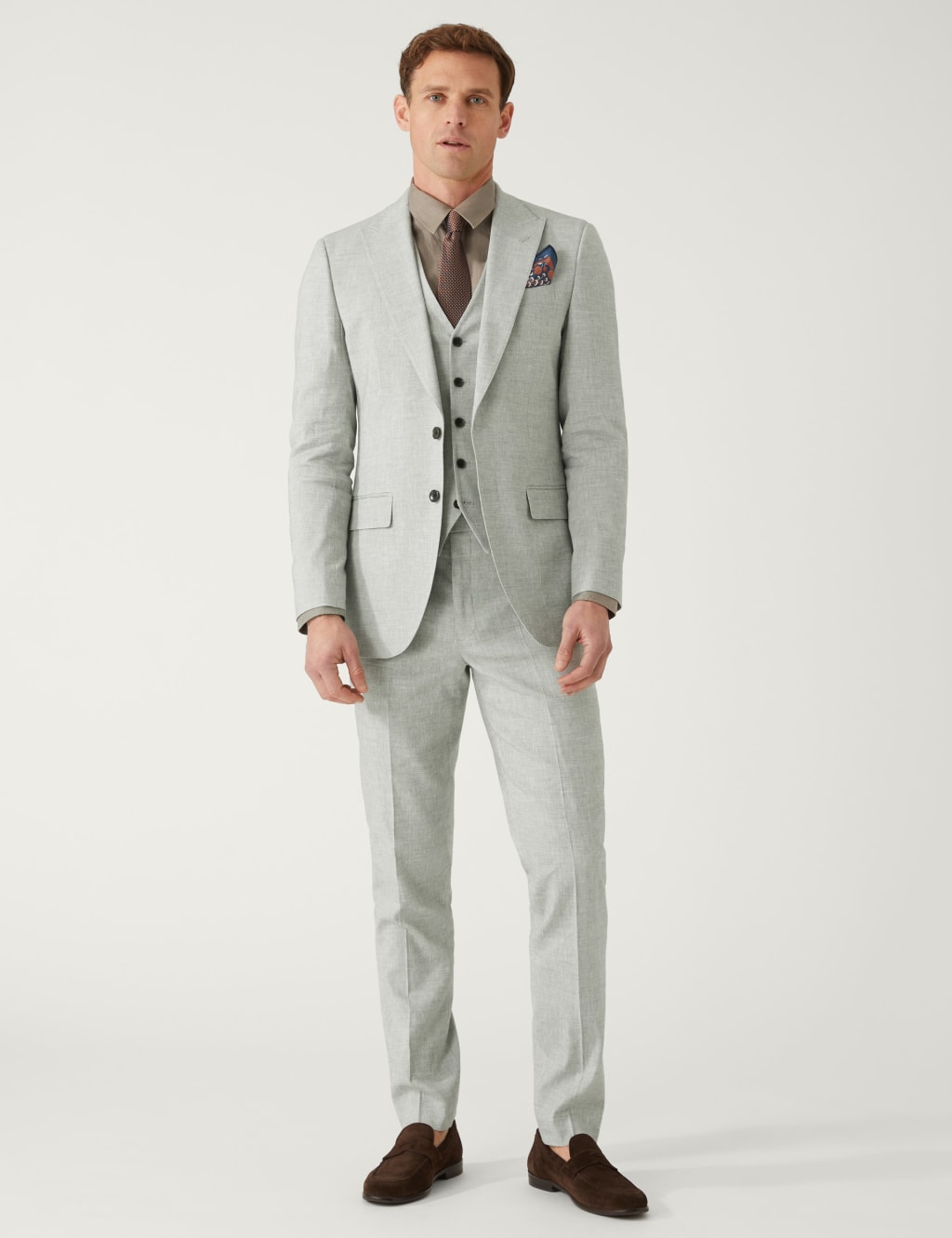 Slim Fit Italian Linen Miracle™ Suit Jacket image 6