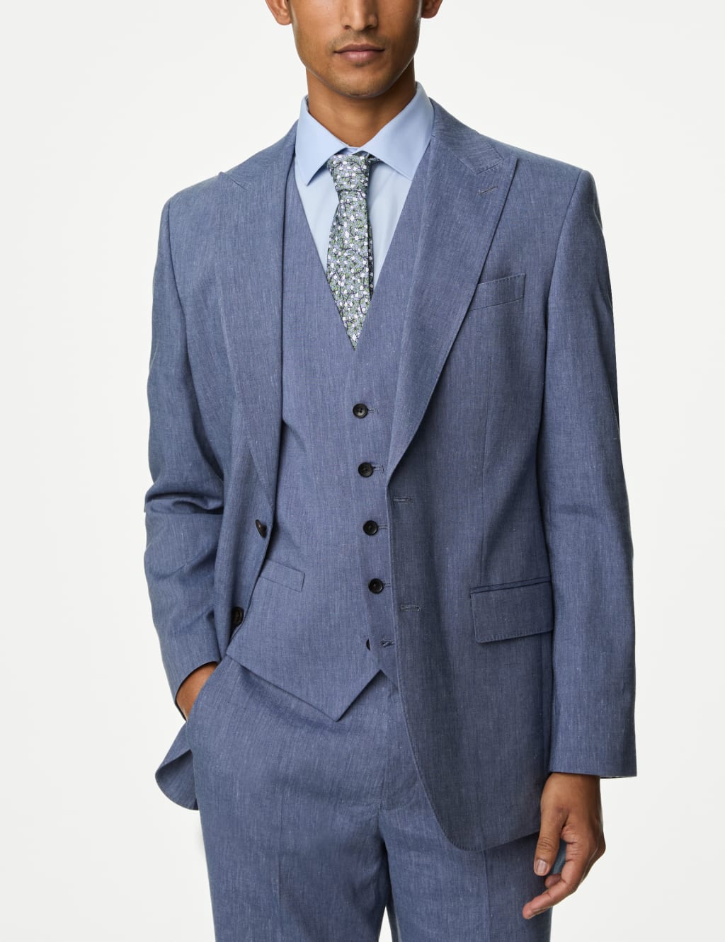 Italian Linen Miracle™ Waistcoat image 6