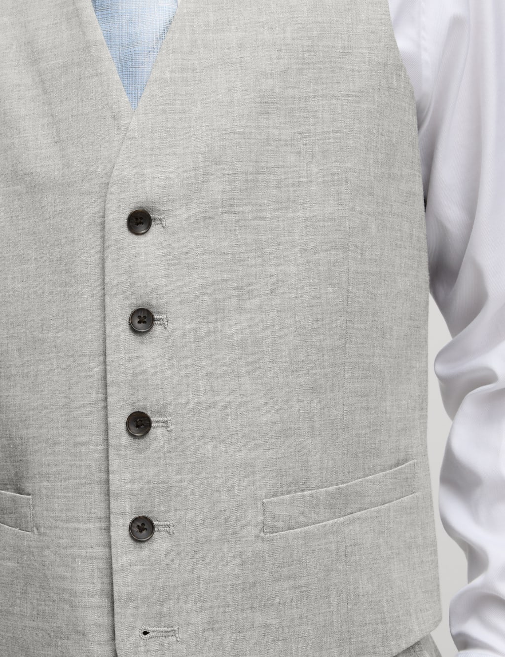 Italian Linen Miracle™ Waistcoat image 4