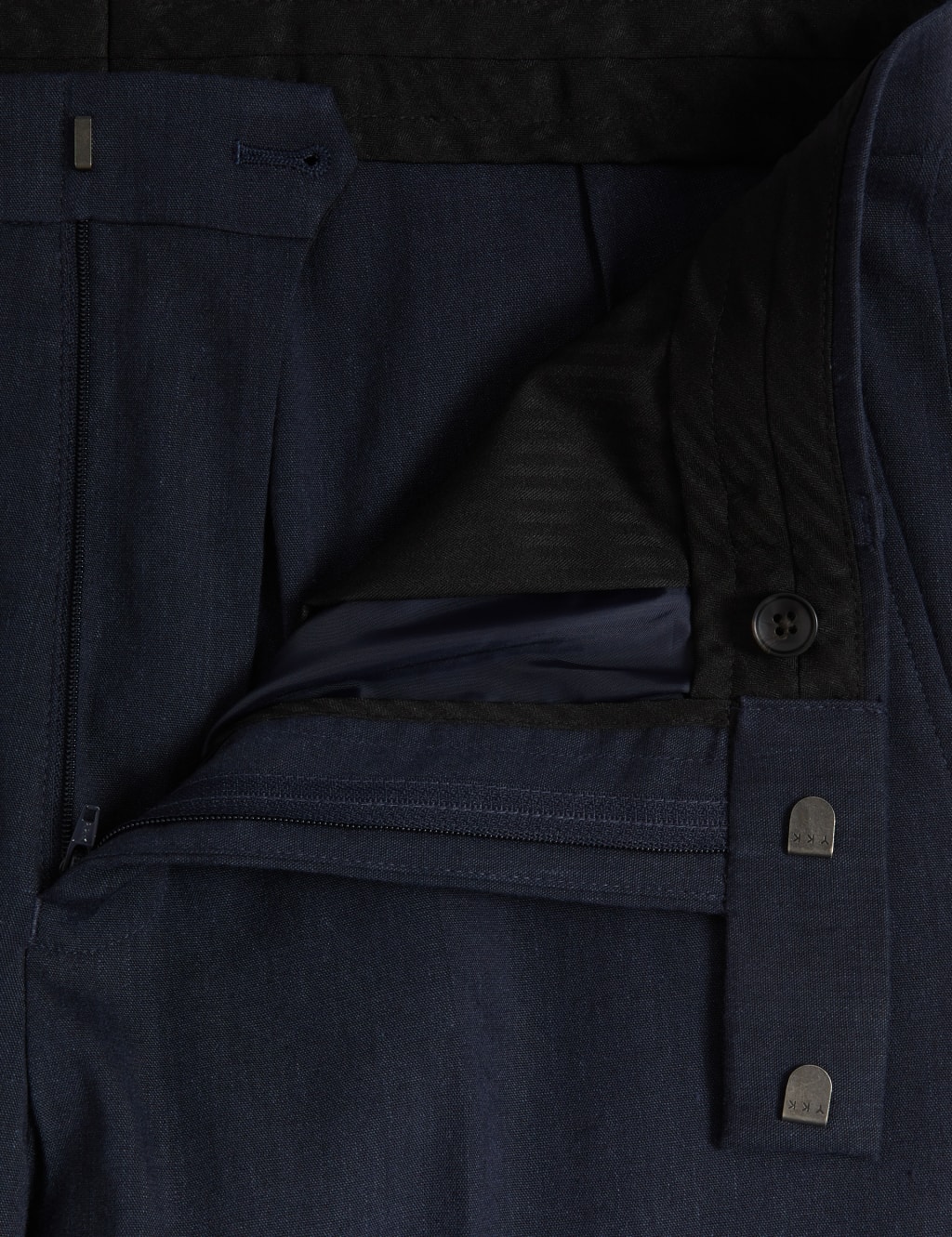 Slim Fit Italian Linen Miracle™ Suit Trousers image 7