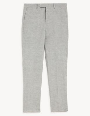 Slim Fit Italian Linen Miracle™ Suit Trousers