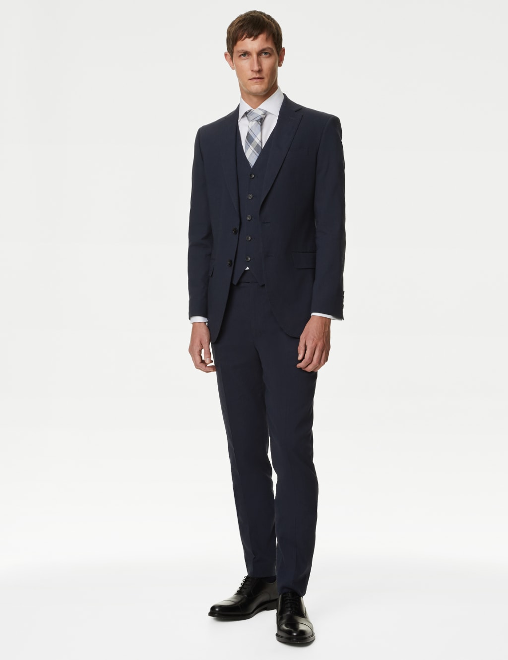 Tailored Fit Italian Linen Miracle™ Suit Trousers image 7