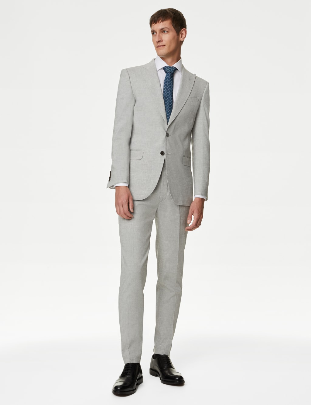 Tailored Fit Italian Linen Miracle™ Suit Trousers image 7