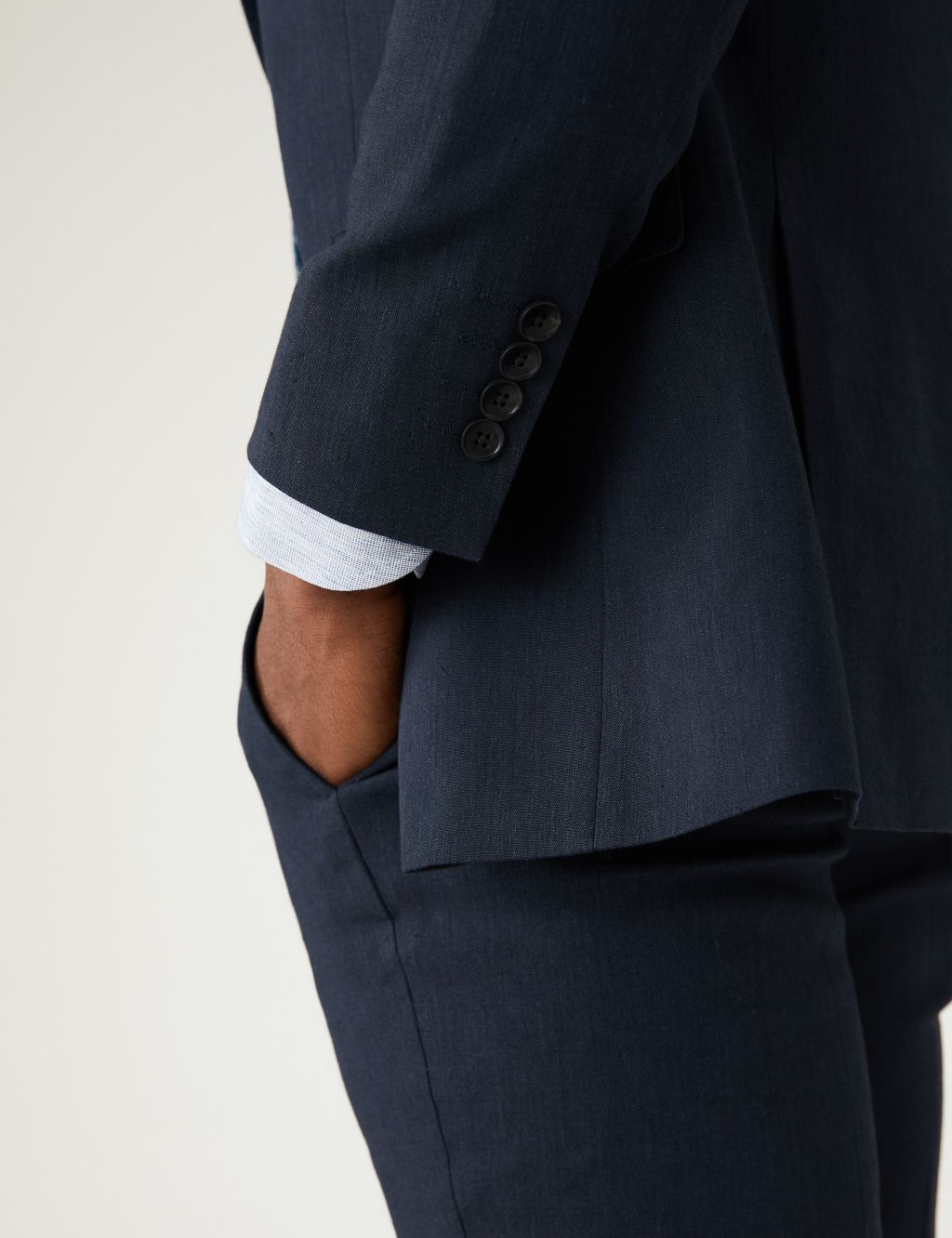 Slim Fit Italian Linen Miracle™ Suit Jacket image 4