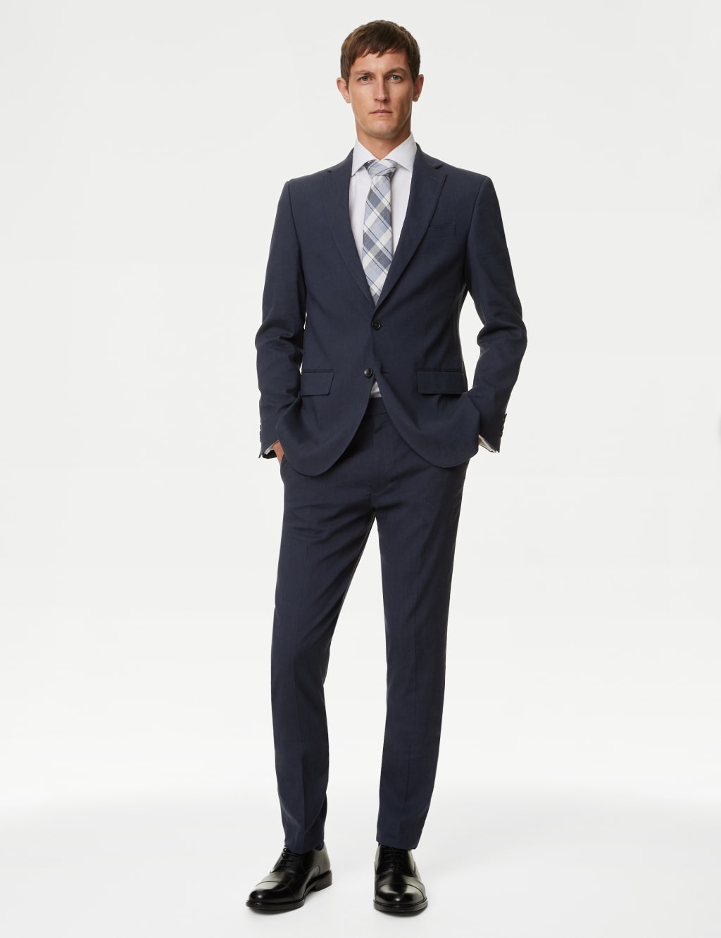 Tailored Fit Italian Linen Miracle™ Suit Jacket image 7