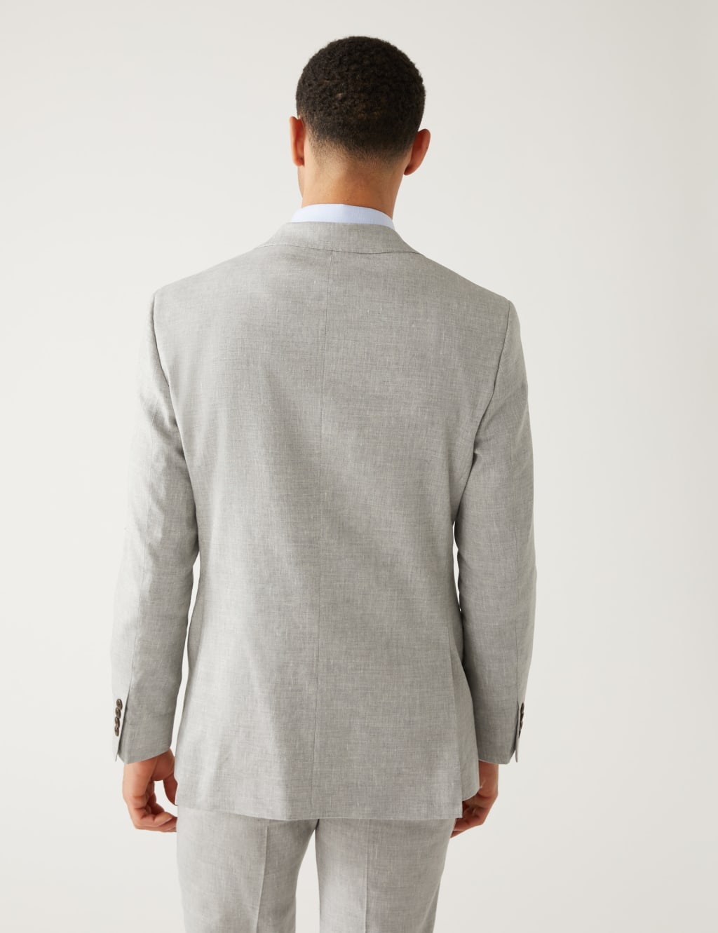 Tailored Fit Italian Linen Miracle™ Suit Jacket image 5