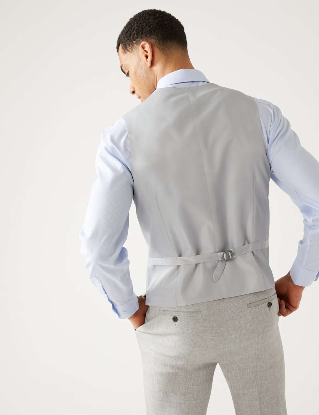 Italian Linen Miracle™ Waistcoat image 3