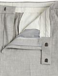 Tailored Fit Italian Linen Miracle™ Suit Trousers