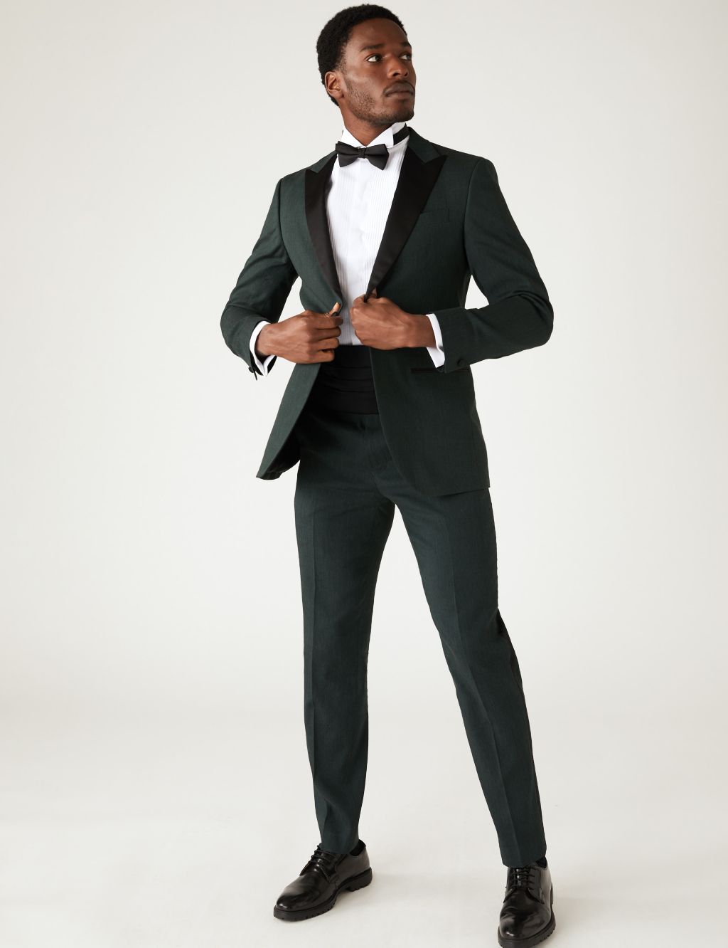 Tailored Fit Italian Linen Miracle™ Tuxedo Jacket image 3