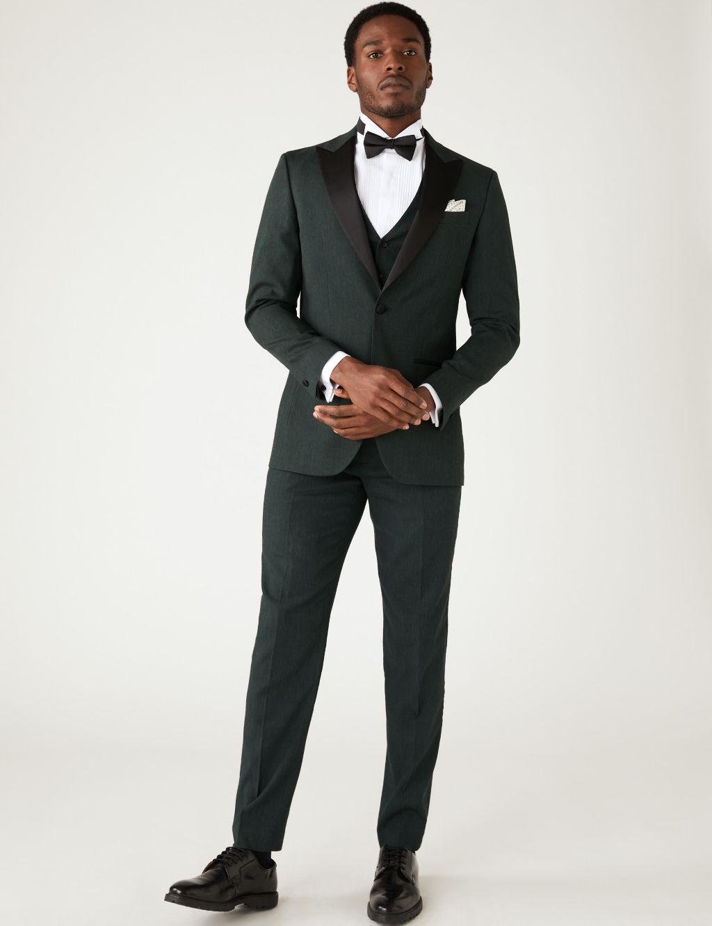 Tailored Fit Italian Linen Miracle™ Tuxedo Jacket image 5