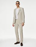 Tailored Fit Italian Linen Miracle™ Stripe Suit Jacket