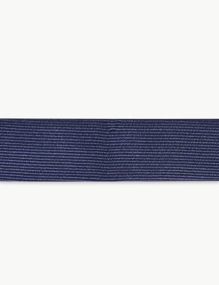 

Mens M&S Collection Twill Bow Tie - Navy, Navy