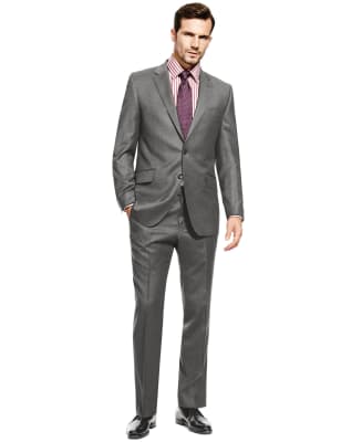 Llamativa chaqueta lana orgánica 2 botones M&S ES