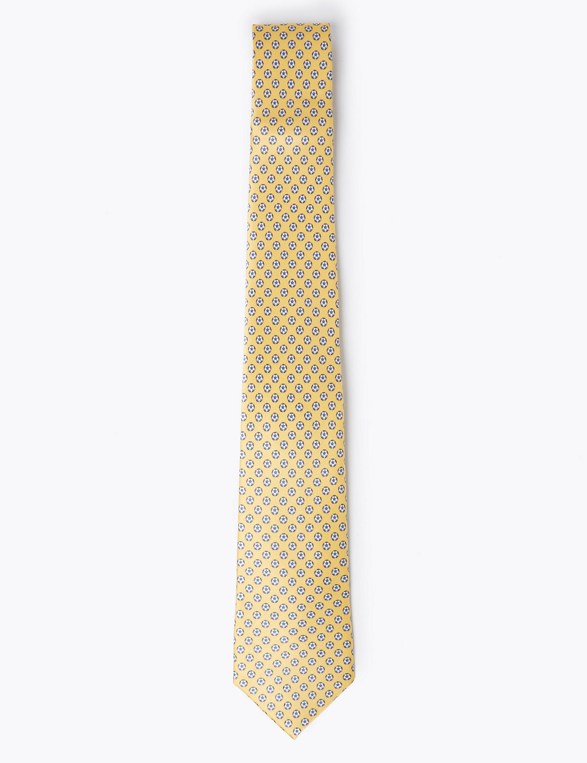 Pure Silk Football Print Tie