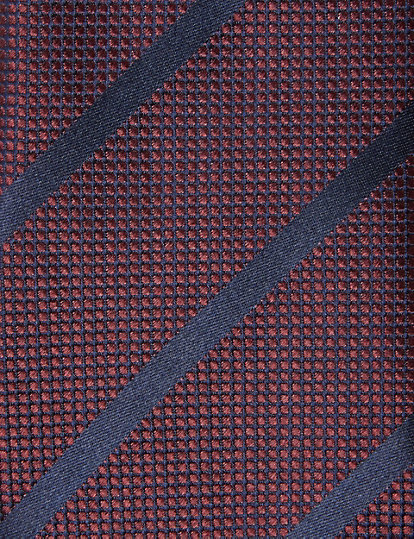 Pure Silk Striped Woven Tie
