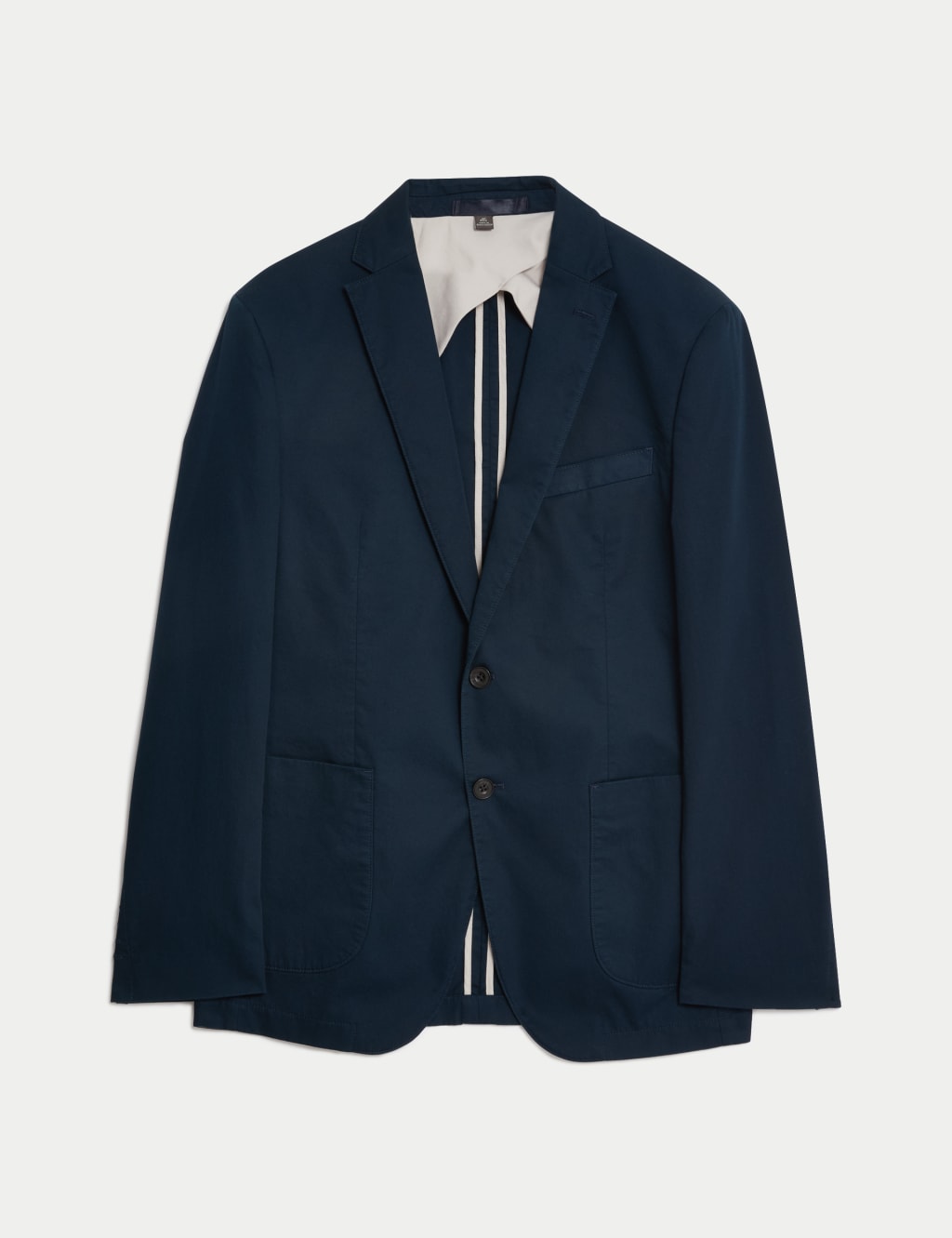 Navy blue cheap blazer black shirt