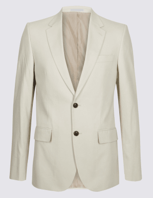 Linen jacket marks hot sale and spencer