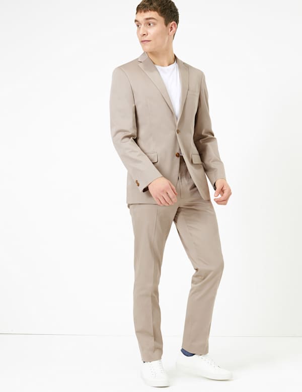 Slim Fit Jacket with Stretch