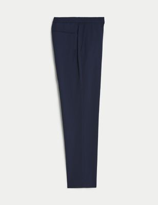 Jersey Flat Front Stretch Trousers