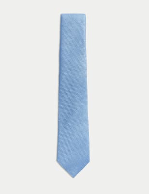 Textured Pure Silk Tie