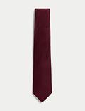 Teksturowany krawat ze 100% jedwabiu