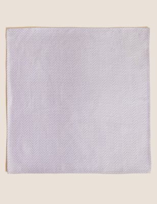 

Mens M&S Collection Woven Pure Silk Tie & Pocket Square Set - Lilac, Lilac