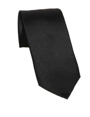 

Mens M&S Collection Pure Silk Tie - Black, Black