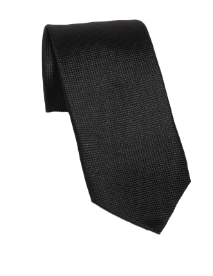 

Mens M&S Collection Pure Silk Tie - Black, Black