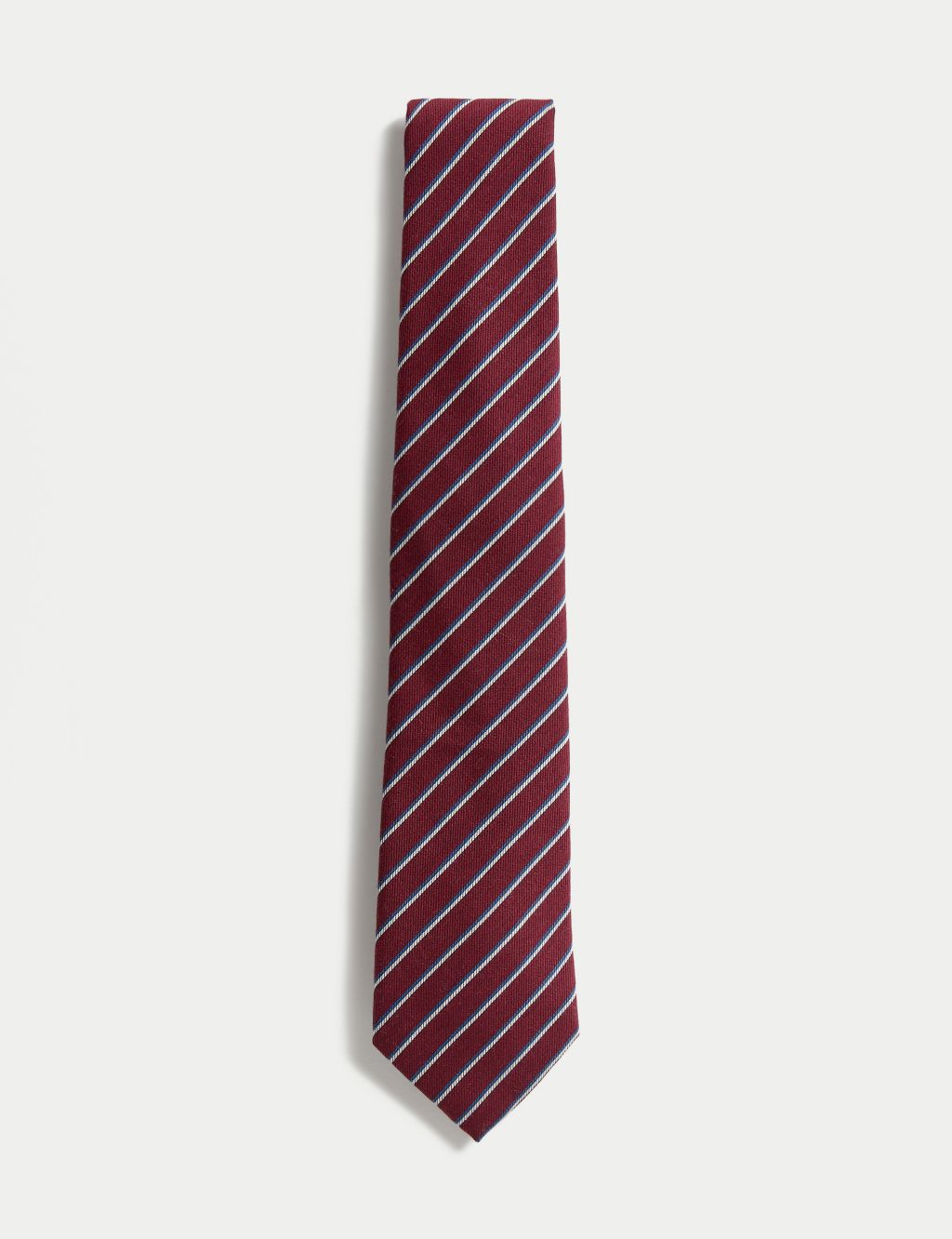 Striped Wool Rich Tie image 1