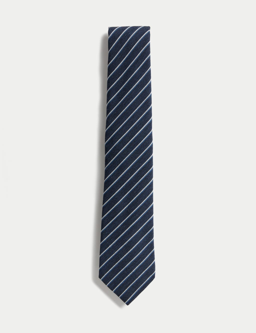 Striped Wool Rich Tie image 1