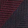 Textured Pure Wool Tie - burgundymix