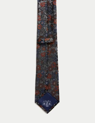 Floral Pure Silk Tie